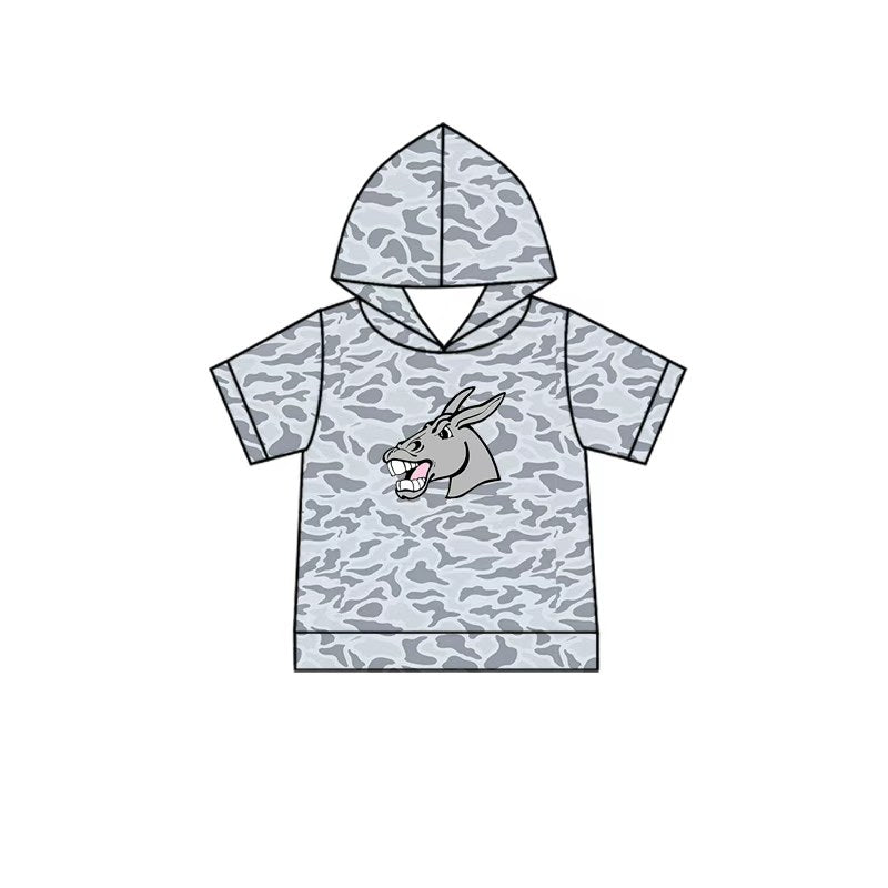 (Custom Design Preorder MOQ 5) Teams Bernie Mules Grey Camo Print Kids & Adult Hoodie Top