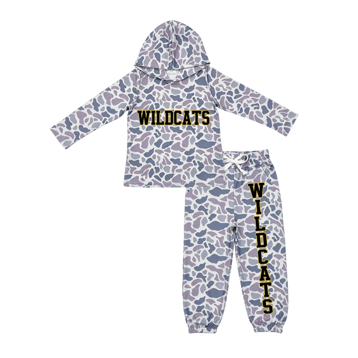 Preorder (5 MOQ) Adult Wildecats Camo Hoodie Outfit