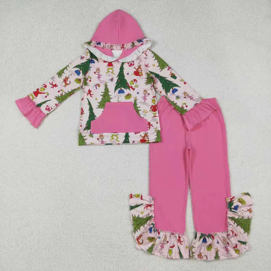Sibling Baby Boys Girls Gifts Pocket Hoodies Top Leggings Pants Christmas Clothes Sets