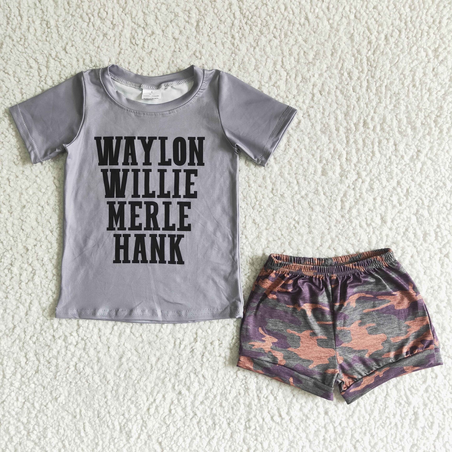 (Promotion)Short sleeve top and shorts summer outfits C0-7