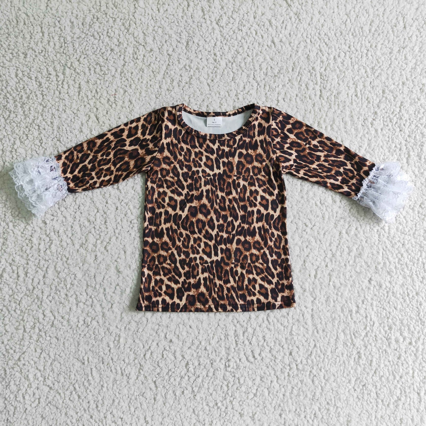 Long sleeve leopard print top 6 A23-4