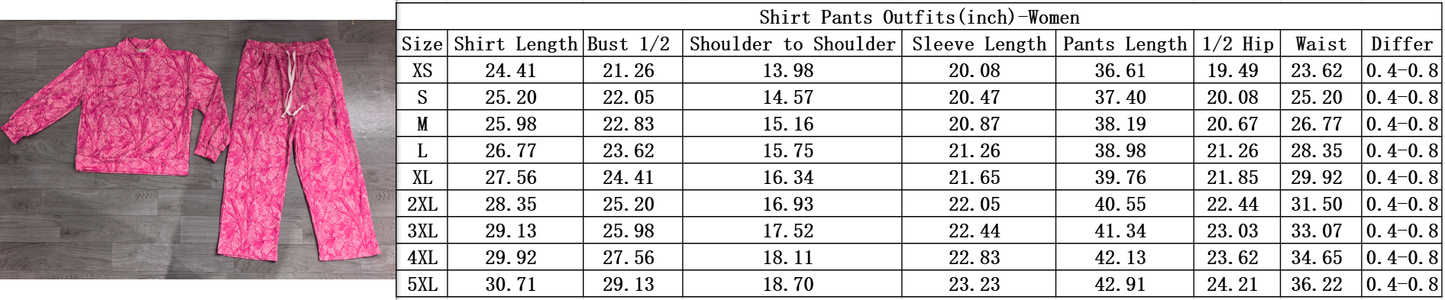 (Custom Design Preorder MOQ 5 Each) Teams Louisiana Polka Dot Mock Necks Top Pockets Pants Girls & Woman Clothes Set