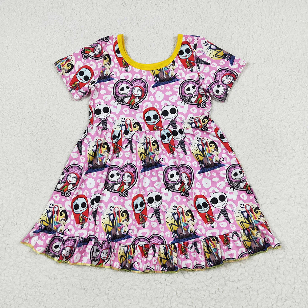 Baby Girls Halloween Nightmare Sibling Dresses Clothes Set