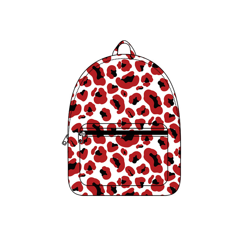8.5 BA0421 Preorder Teams Red Black Camo Print Kids Backpack