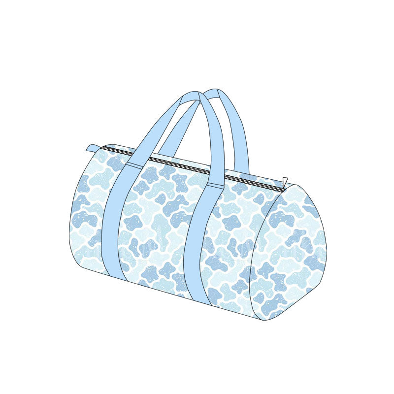 9.24 BA0444 Preorder Blue Camo Print Boys Gym Bag