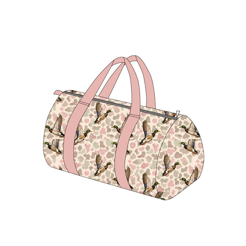 9.24 BA0443 Preorder Pink Camo Print Girls Gym Bag