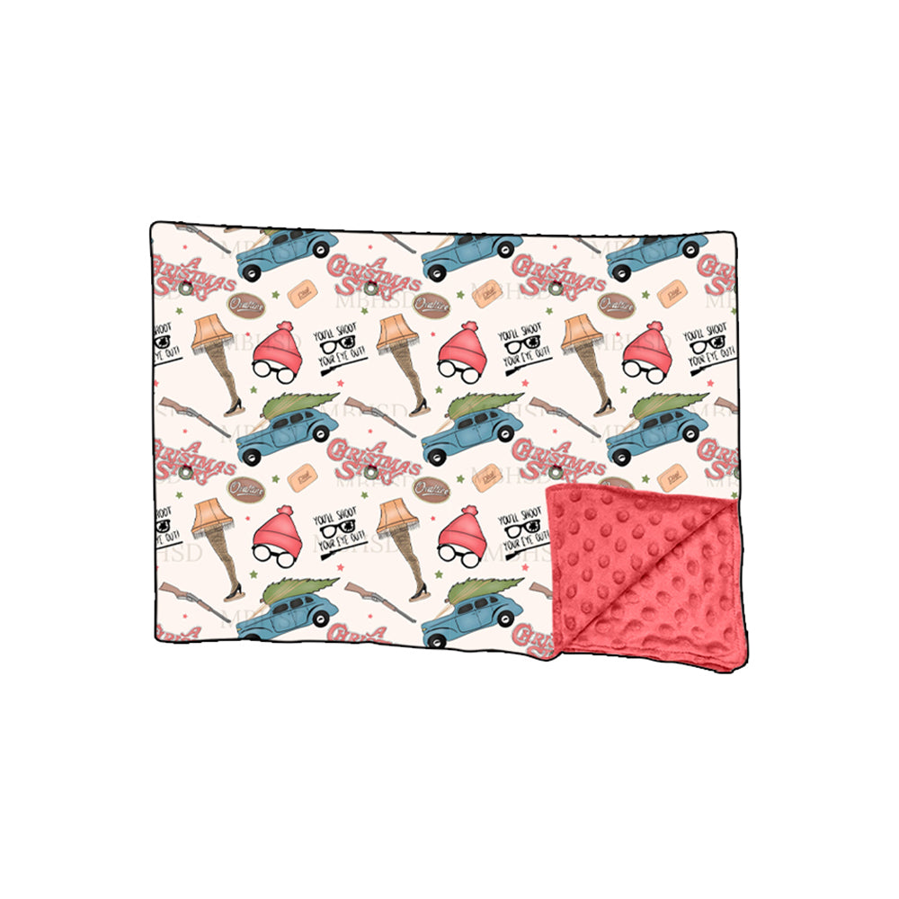 7.16 BL0260 Preorder Christmas Story Car Baby Blanket