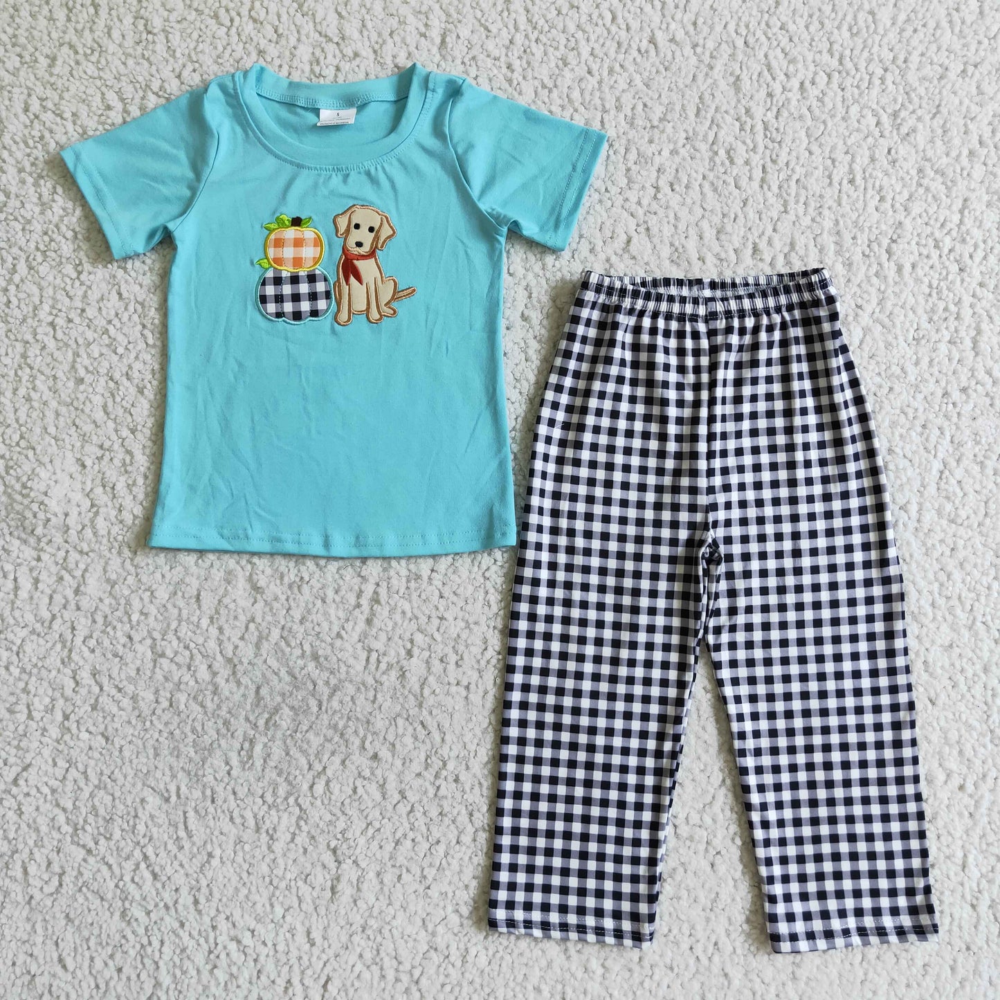 Boys fall pumpkin outfits BSPO0017