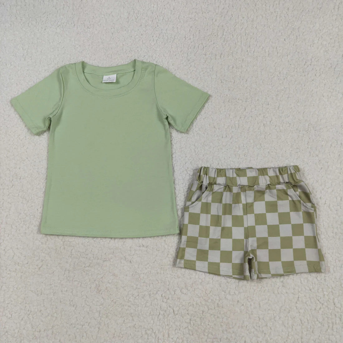 Sibling Baby Boys Shirt Top Shorts Summer Clothes Sets