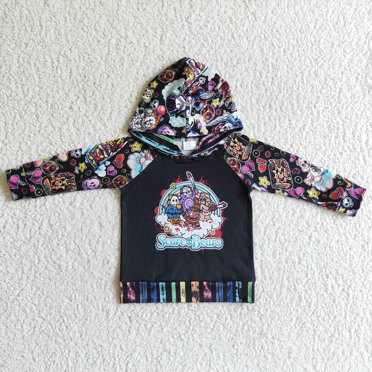 Boys long sleeve Halloween hooded Top BT0059