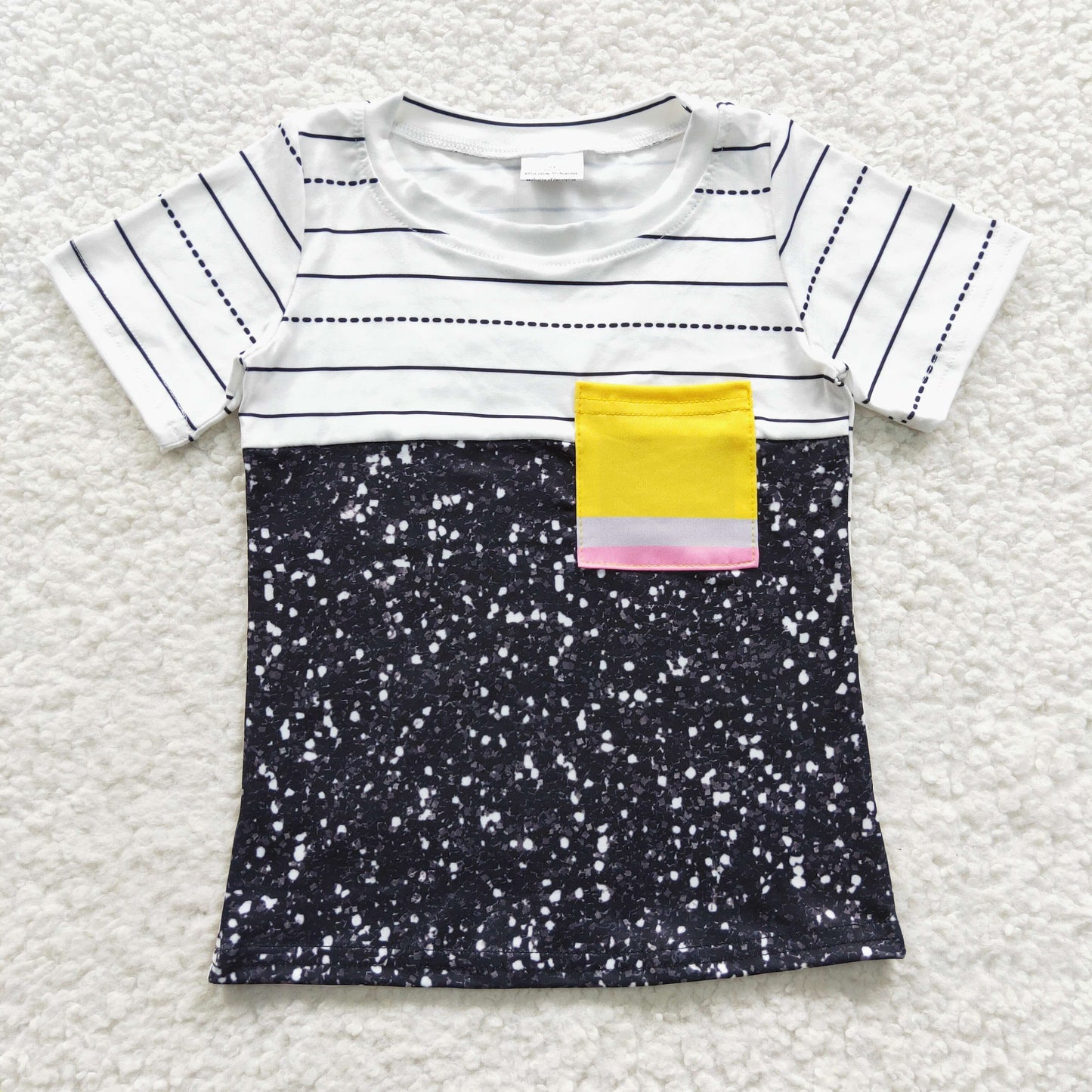 BT0235 Pen Print Boys Back to School Tee Shirts Top