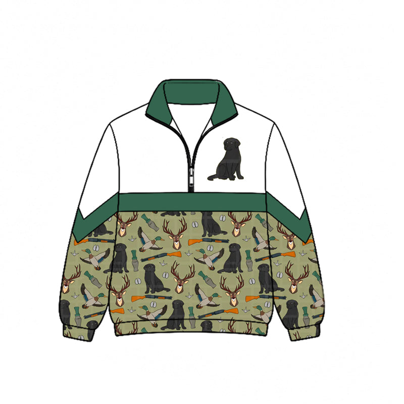 6.19 Baby Boys Hunting Dog Long Sleeve Pullover Top Preorder