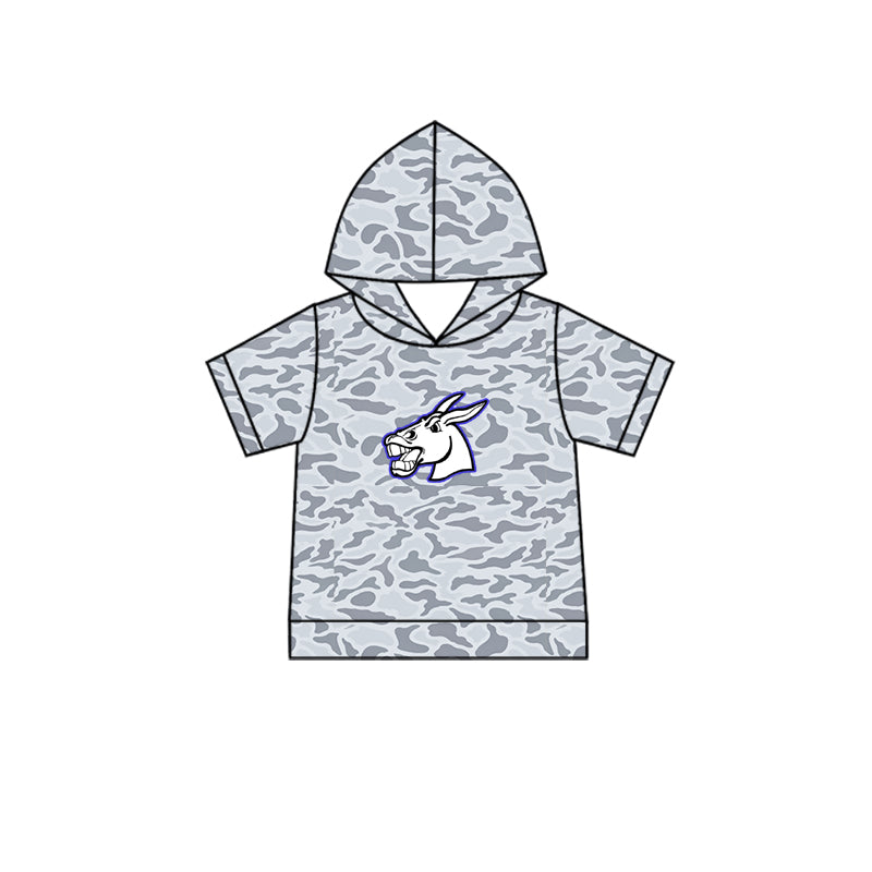 (Custom Design Preorder MOQ 5) Teams Bernie Mules Grey Camo Print Kids & Adult Hoodie Top