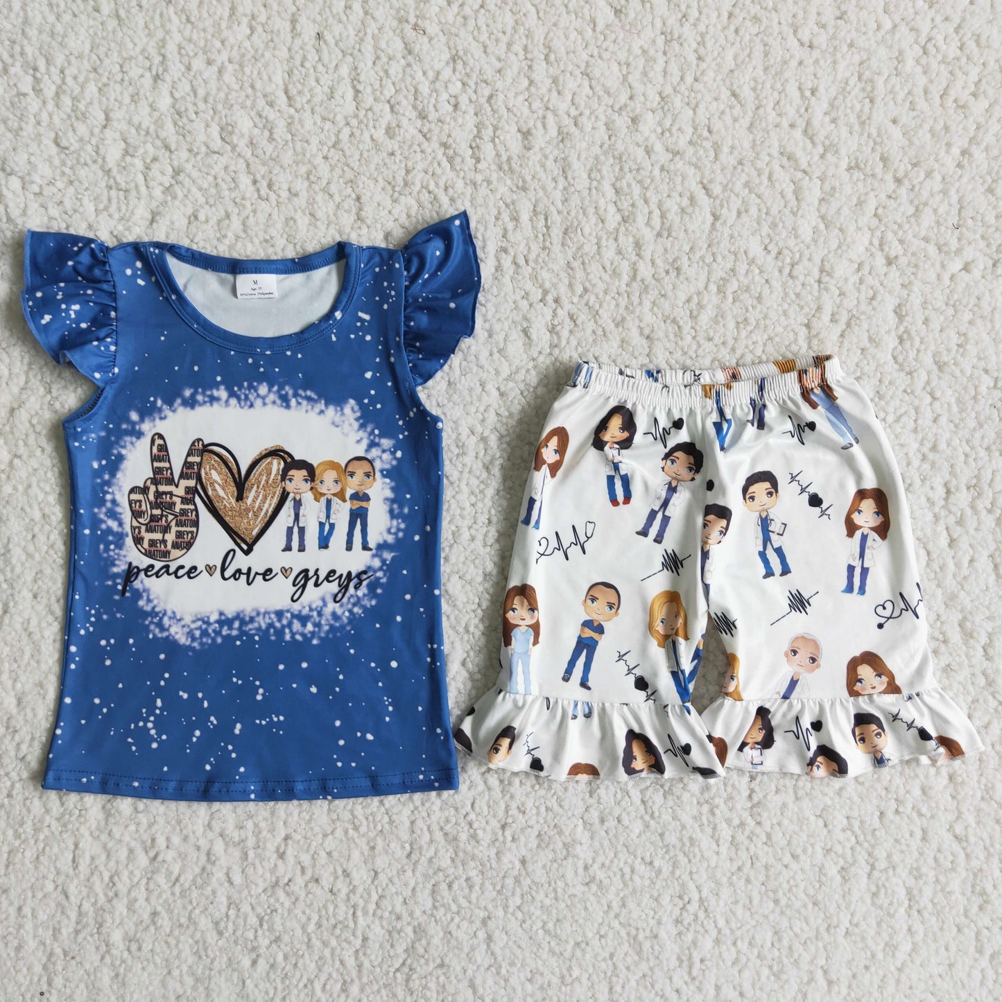 (Promotion)Peace Love Guys Girls summer outfits D11-30