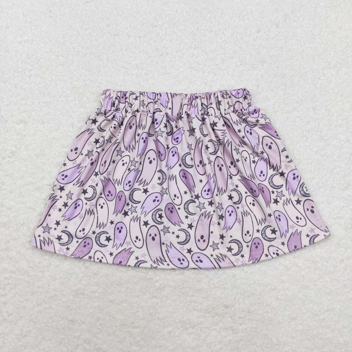 GLK0028 Ghost Stars Purple Girls Halloween Bottom Skirts
