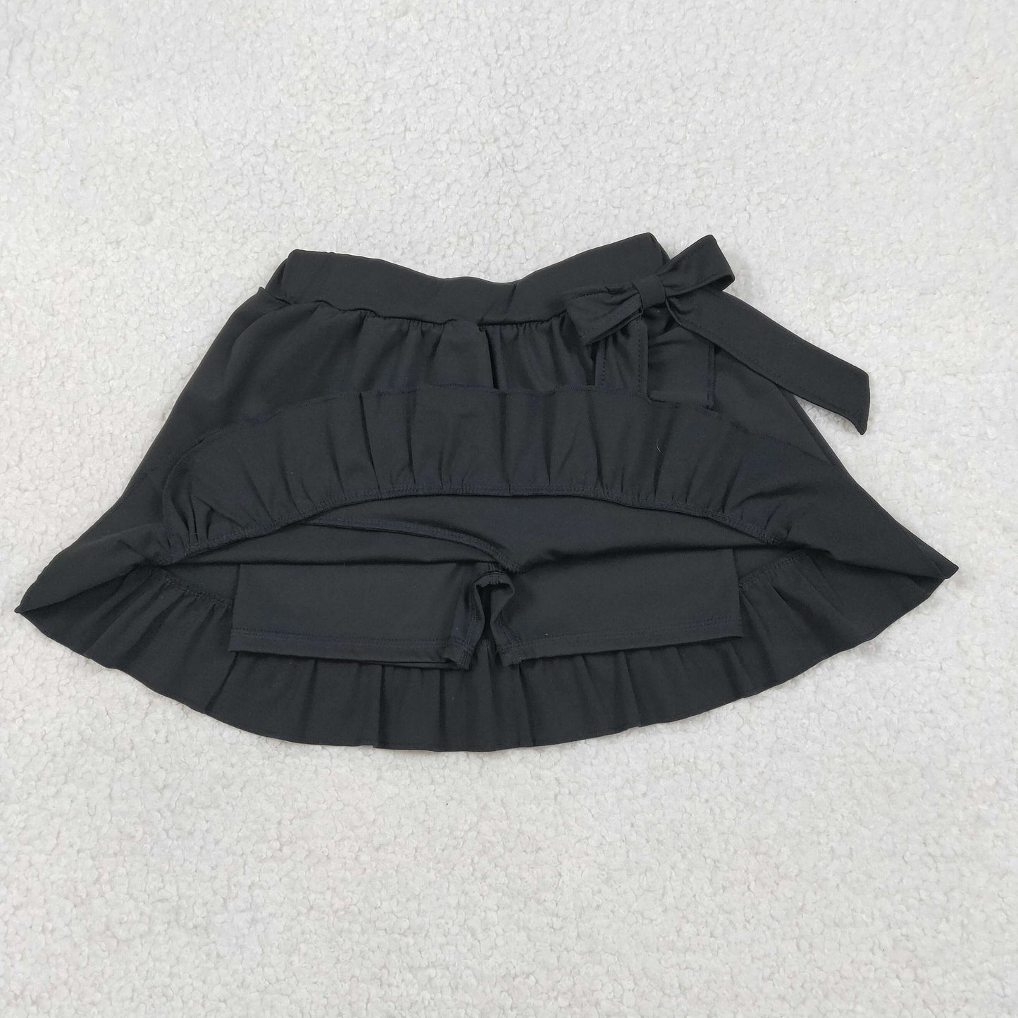 Sibling Baby Girls Yoga Active Bows Ruffle Skirt Shorts Bottom