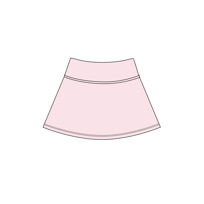 4.15 Kids Girls Light Pink Active Skort Preorder