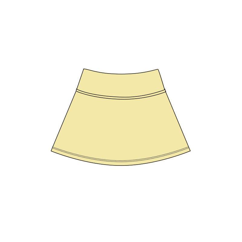 4.15 Kids Girls Yellow Active Skort Preorder