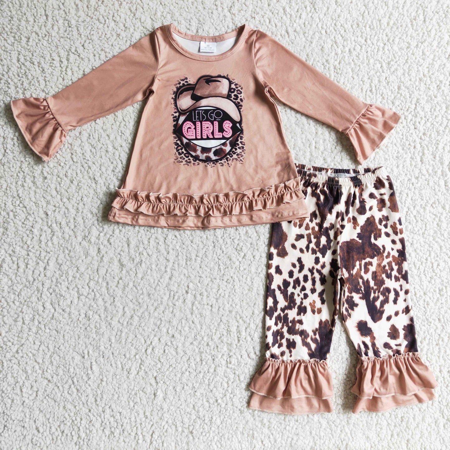 Girls fall western design outfits GLP0345