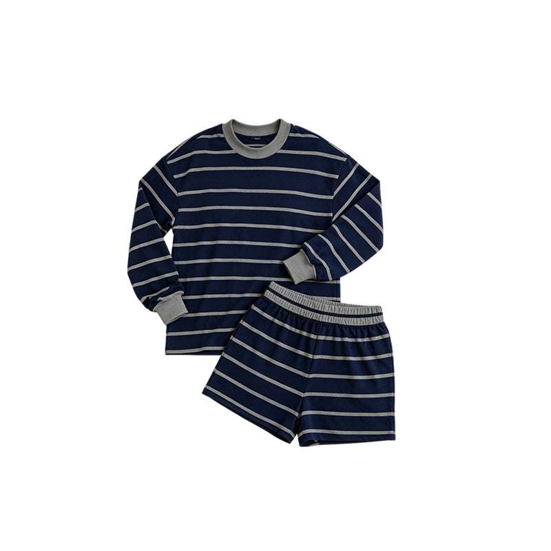 7.6 Preorder Kids Girls Black Long Sleeve Top with Shorts Outfit