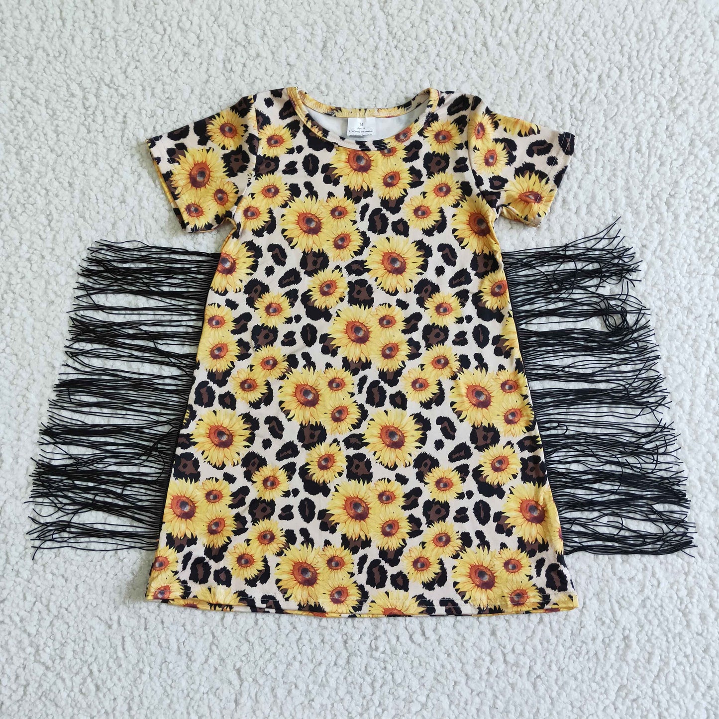 Flutter sleeve knee length dress GSD0055