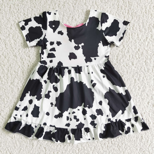 Girls summer knee length dress GSD0102
