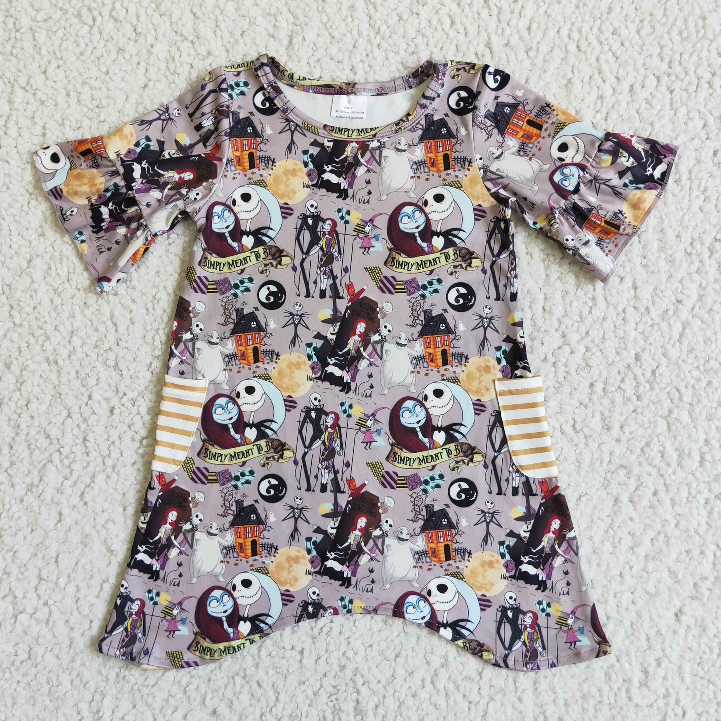 Short sleeve Halloween dress GSD0111