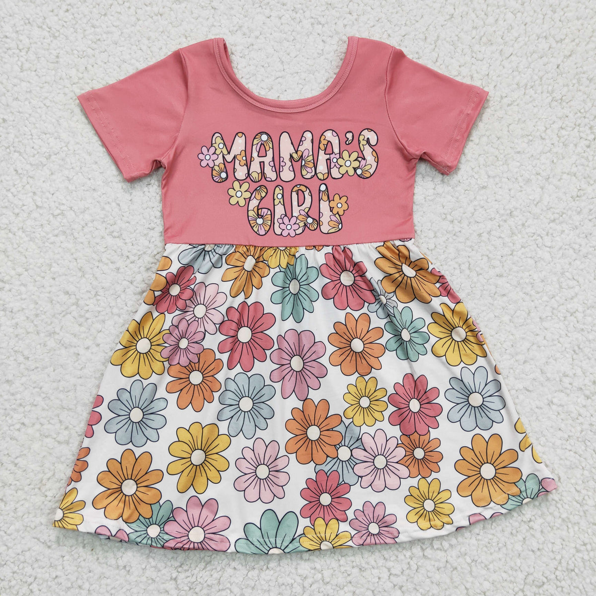 MAMA'S GIRL flowers print dress GSD0183