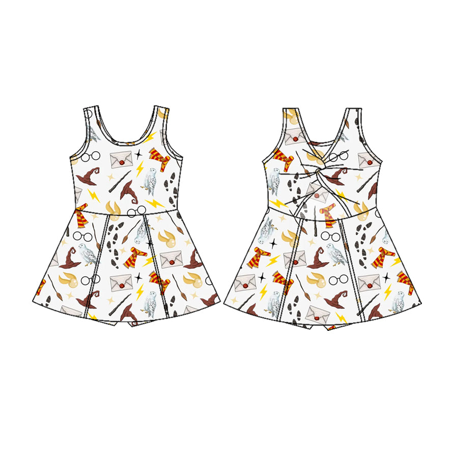 4.22 GSD4119 Preorder Magic Harr* Girls Yoga Dress