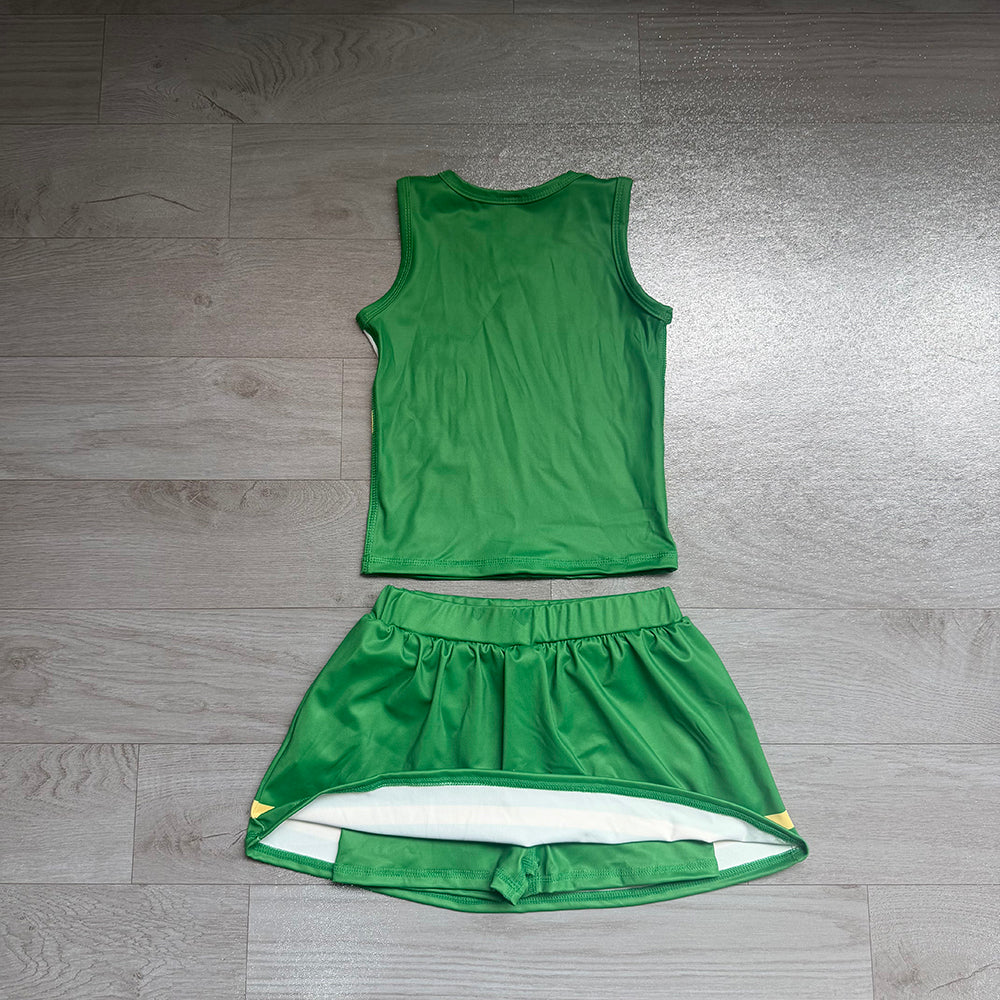 6.18 Baby Girls Sport Team Cheer Tank Top with Skort Outfit Preorder