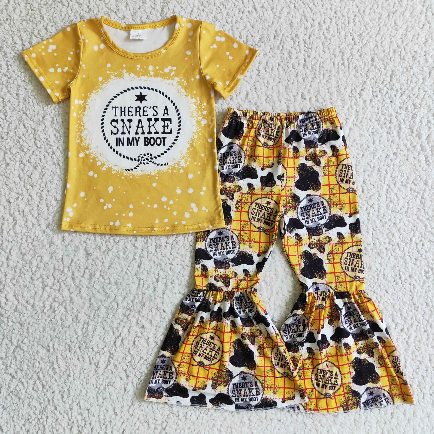 Short sleeve bell bottom pants outfits GSPO0110