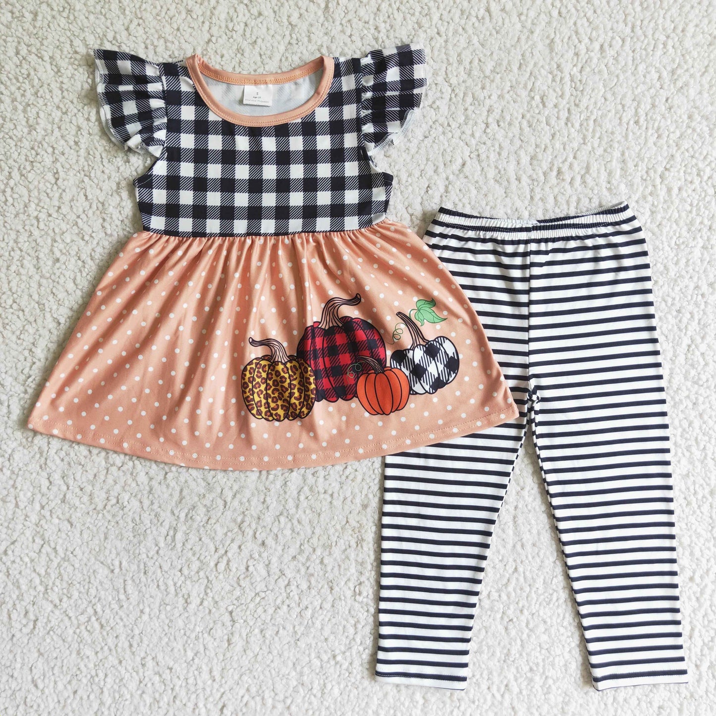 Girls fall pumpkin Outfits GSPO0170