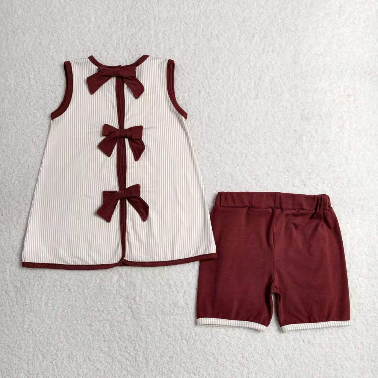 It's Alright To be Little Bitty Sibling Shorts Set Romper Western Styles