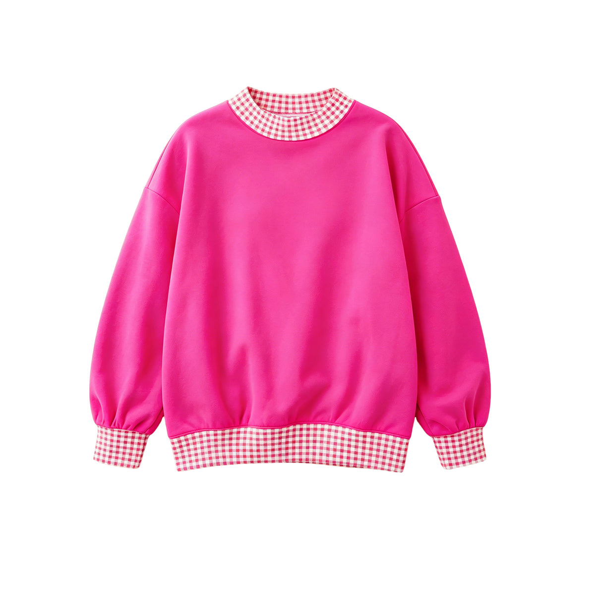 7.22 GT1796 Preorder Hot Pink Woman Long Sleeve Tee Shirts Top