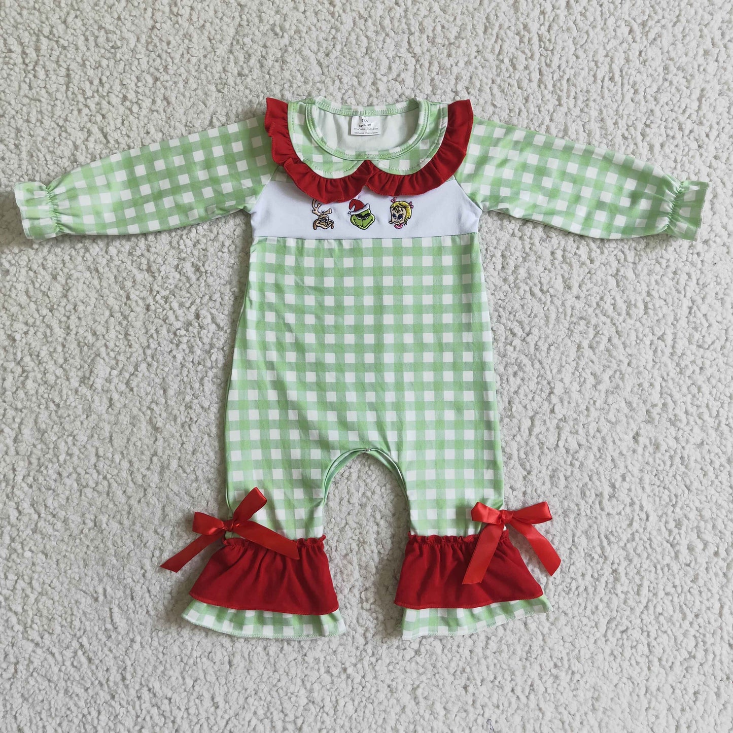 Girls Christmas romper LR0018