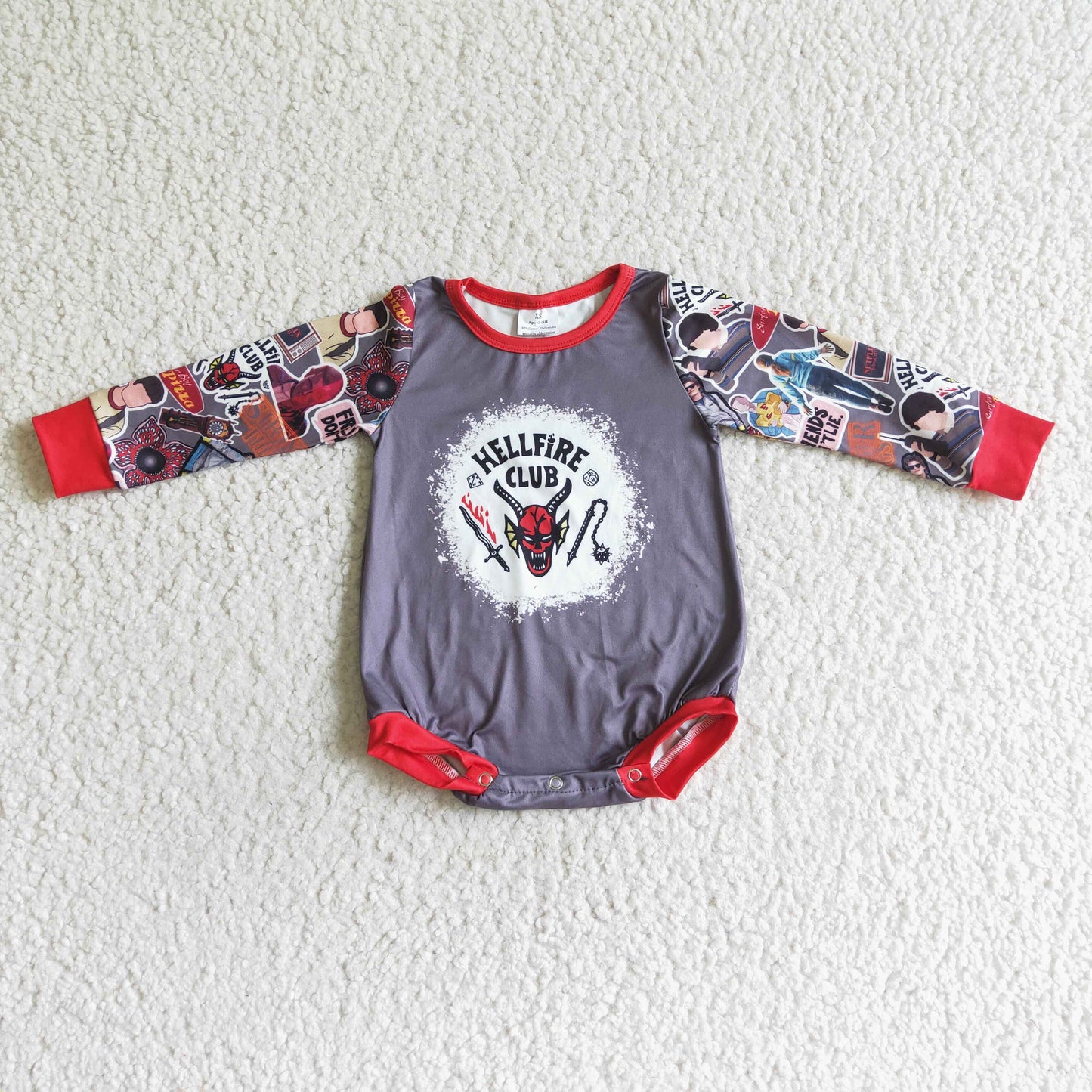 Baby Girls long sleeve romper LR0076