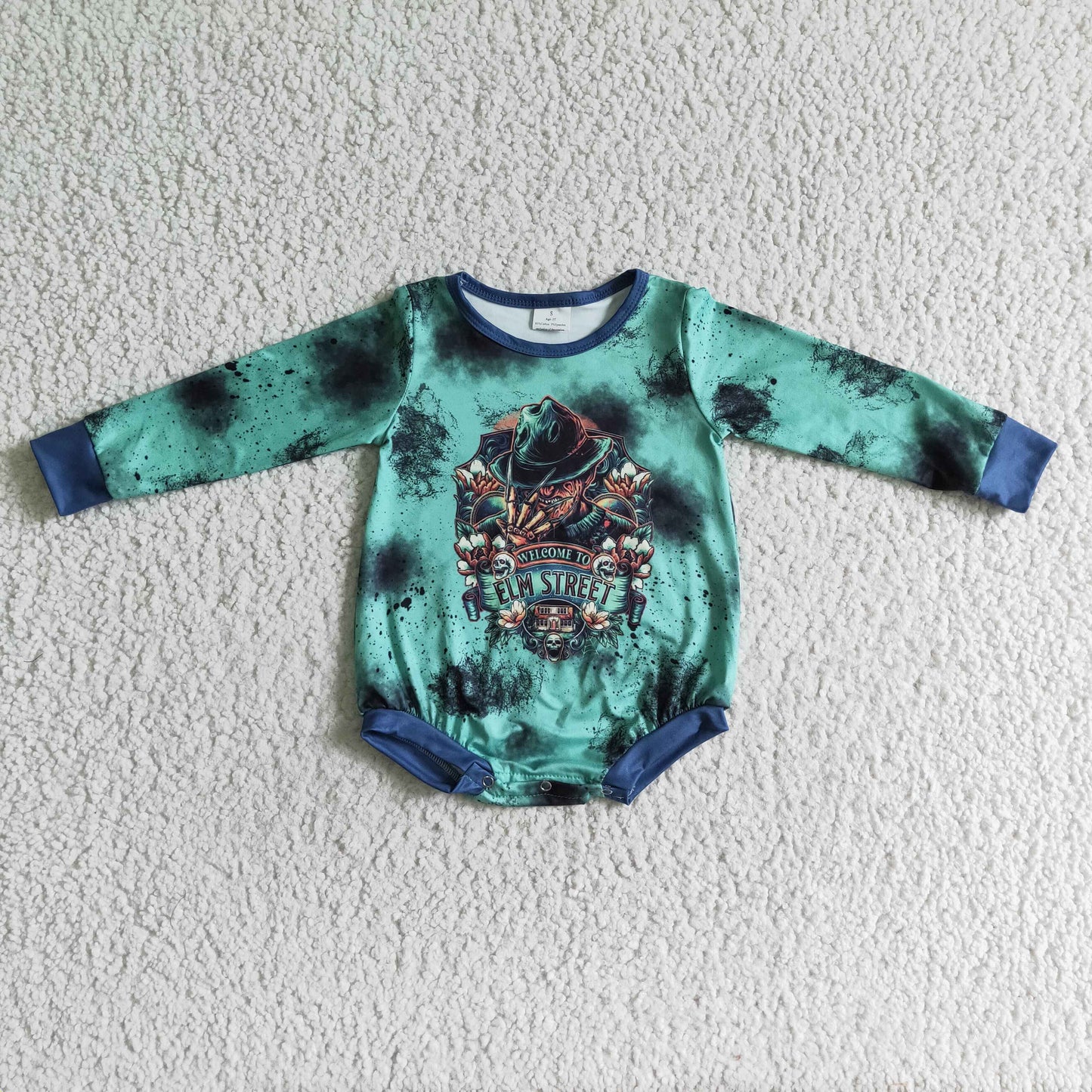Baby Girls long sleeve romper LR0095