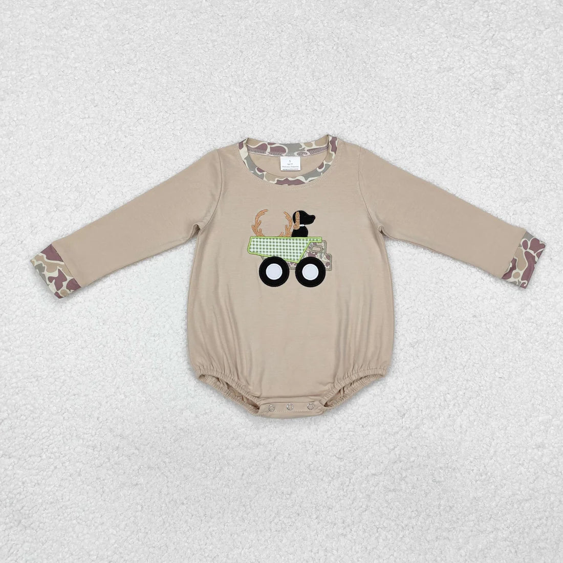 Sibling Baby Boys Embroidery Deer Dog Trucks Top Shorts Pants Hunting Clothes Sets
