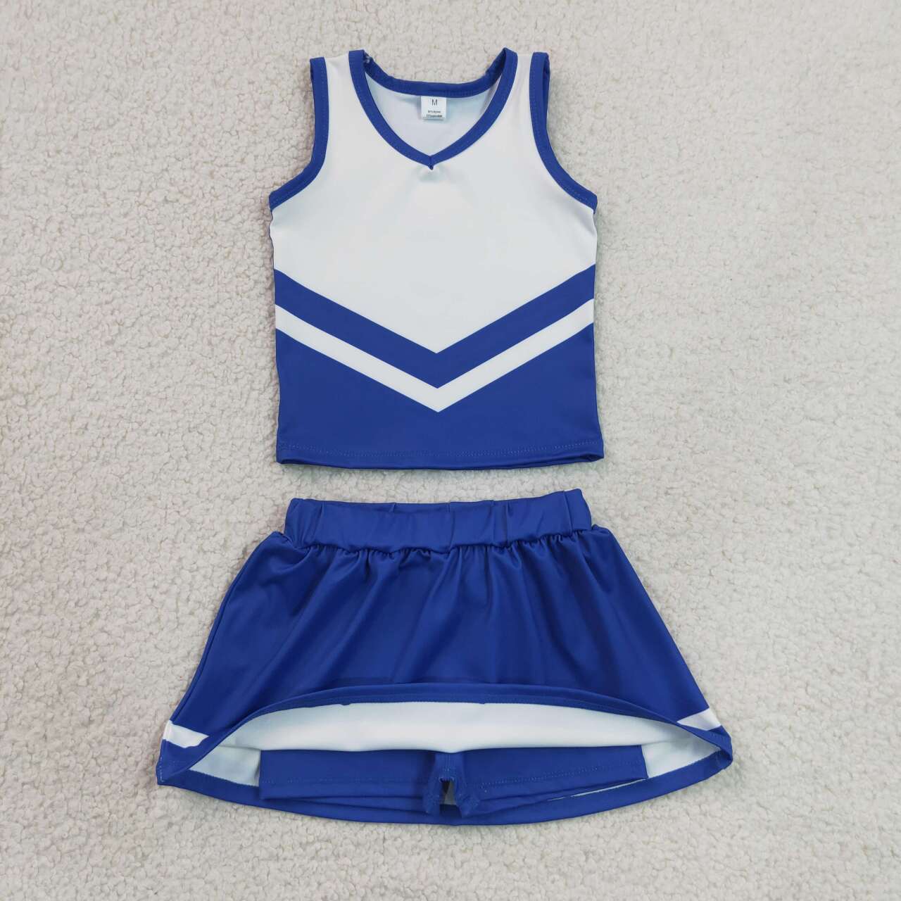 GSD4190 Girls Royalblue Sport Team Active Tank Top + Skort Outfits