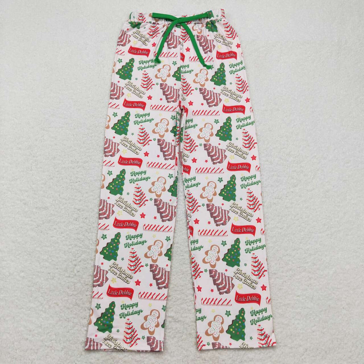 Gingerbread Debbie Cake Print Family Christmas Pajamas Styles