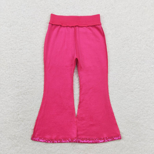 P0499 Hot Pink Baby Girls Sequins Pants