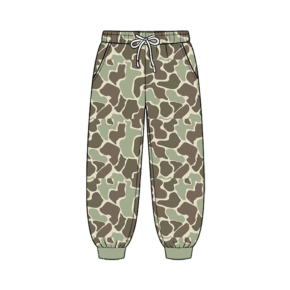 8.25 Preorder Olive Duck Camo Pocket Jogger Pants