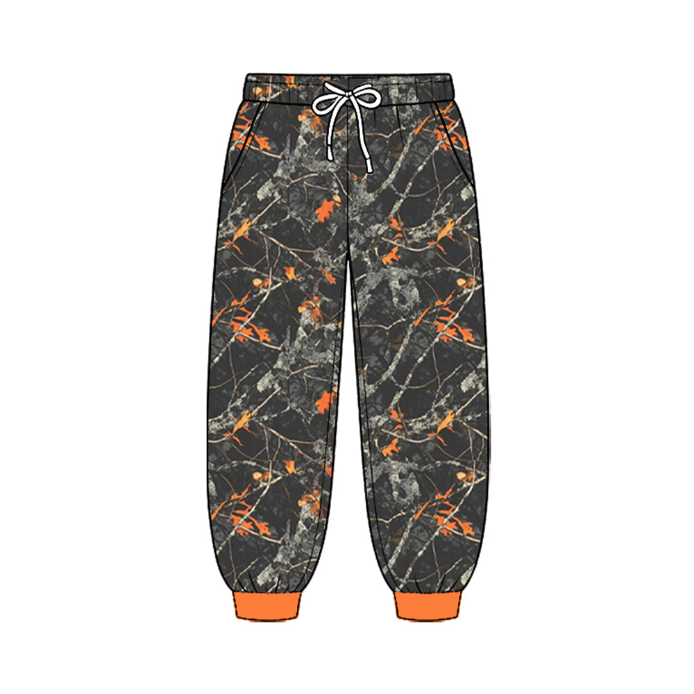 8.25 Preorder Bright Orange Tree Camo Pocket Jogger Pants