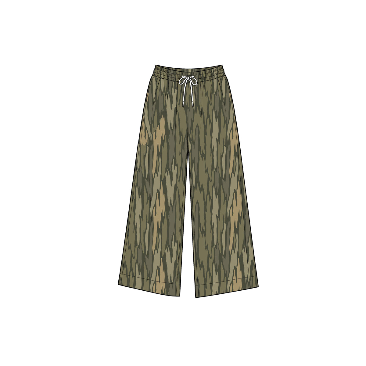 8.31 P1228 Preorder Camo Print Girls Bottom Straight Yoga Pants