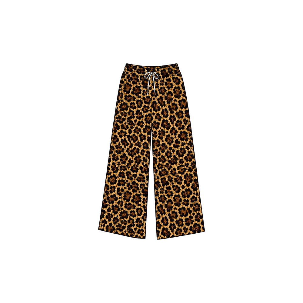 8.31 Preorder P1237 Baby Girls Dark Leopard Active Pants