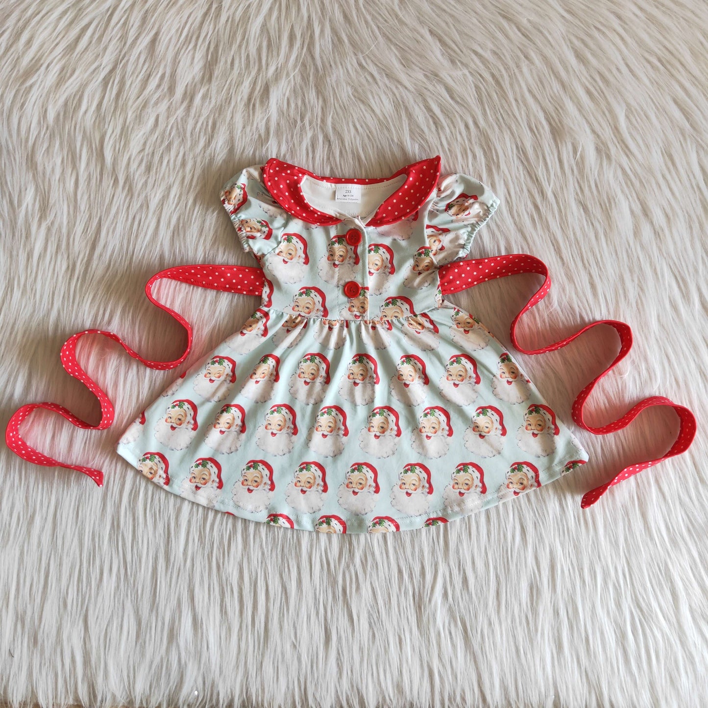 (Promotion)C11-12Short sleeve knee length Christmas dress
