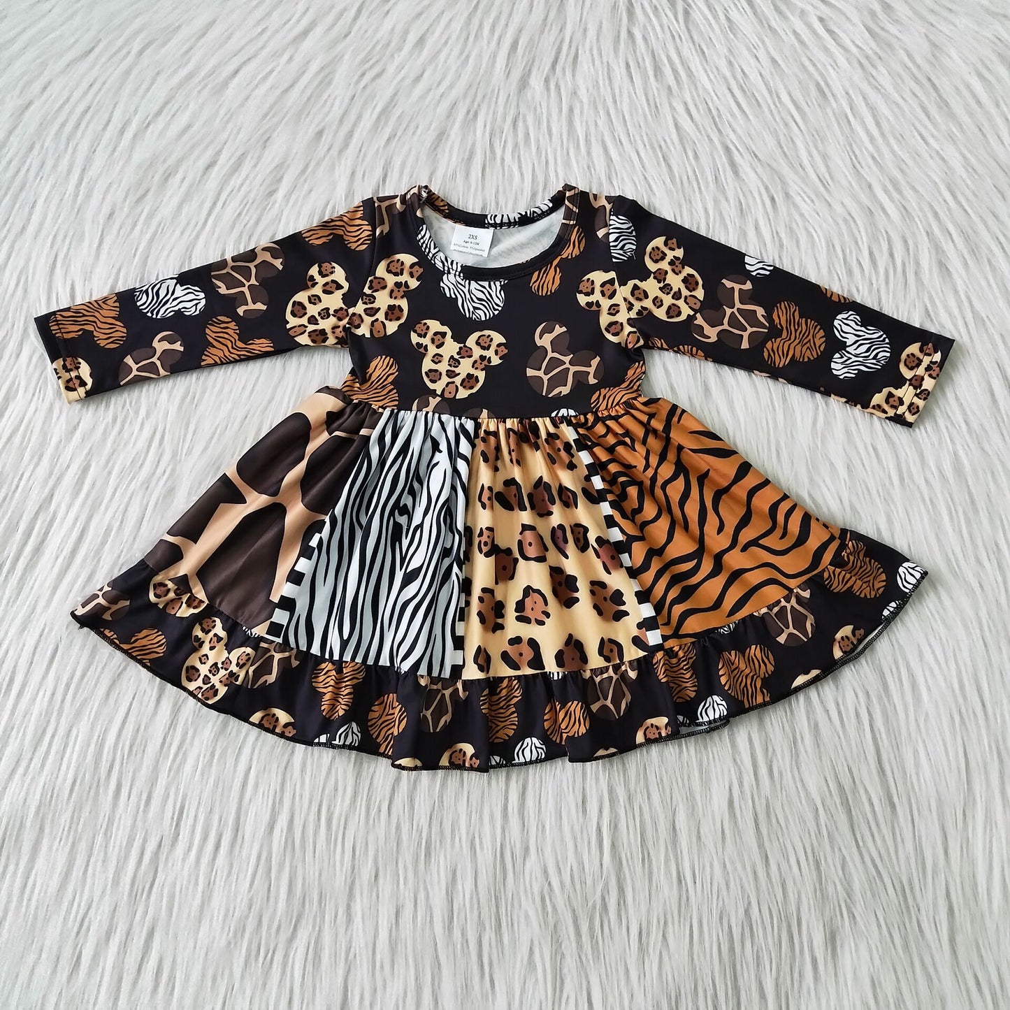 Long sleeve twirl dress 6 B11-37