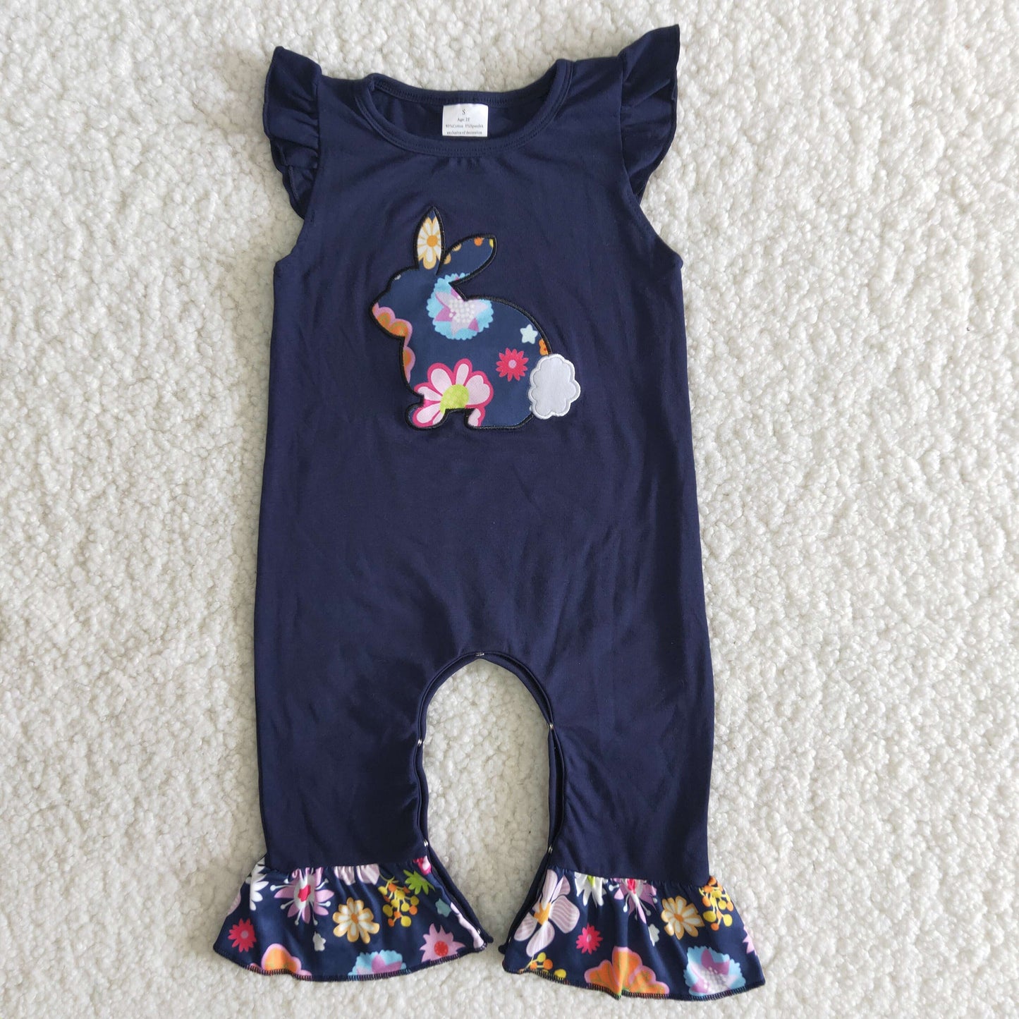 (Promotion)Baby girls romper bunny embroideried styles B8-11