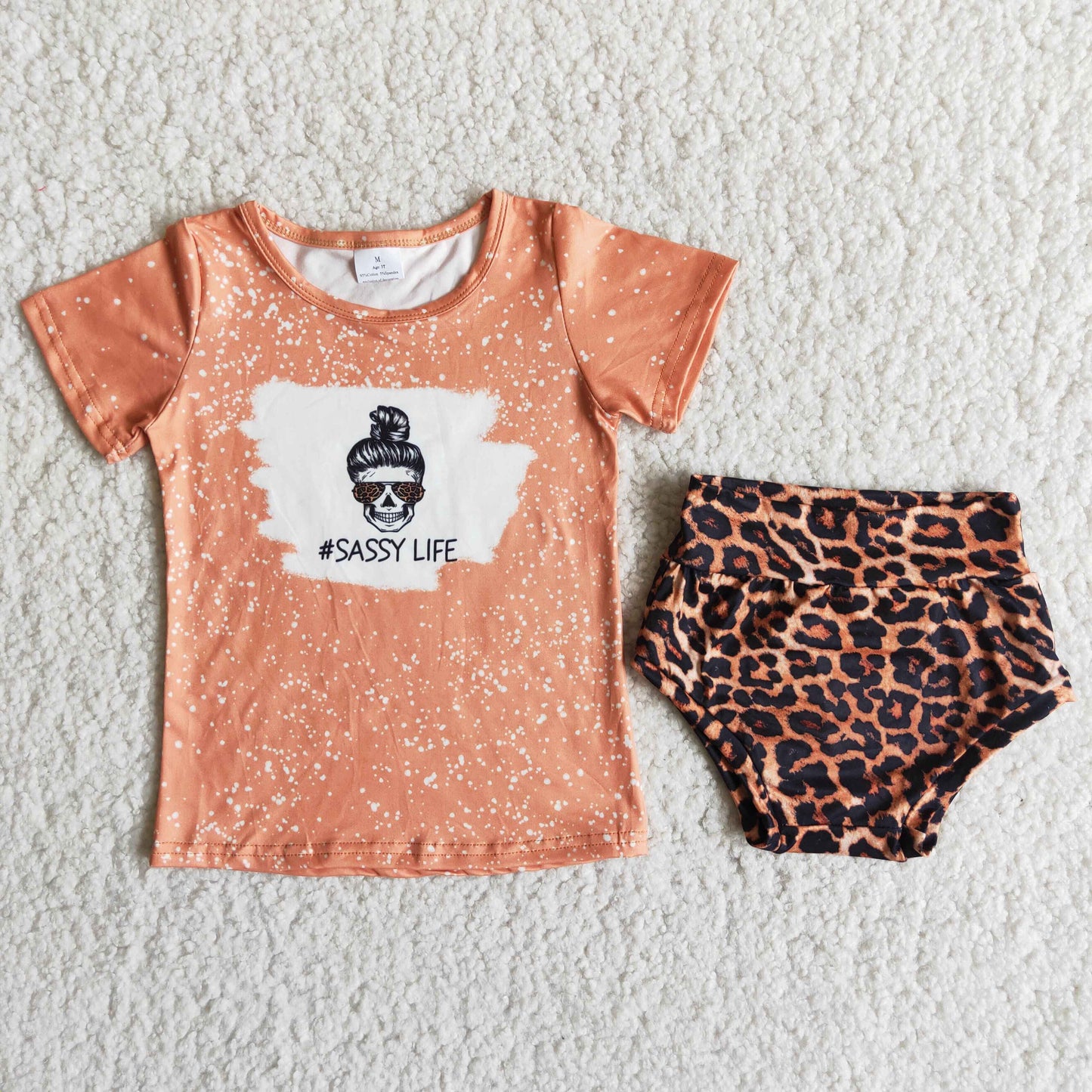 Short sleeve shirt bummie outfits C15-10