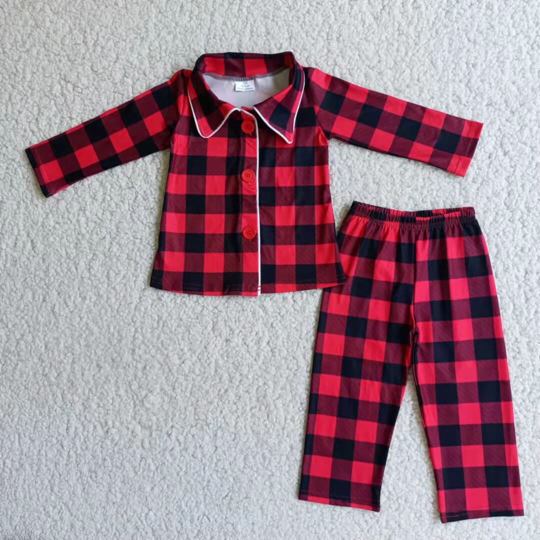 Boys long sleeve Christmas pajamas 6 B8-24